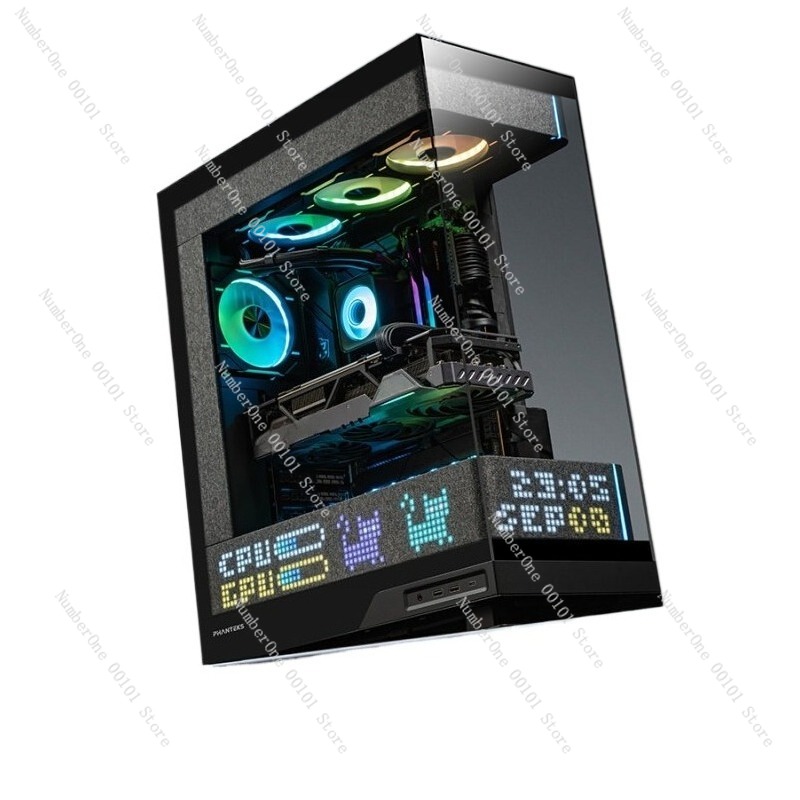 Pc Gaming Aquarium - Panoramik Görünüm Pixel Tarzı Masaüstü Su