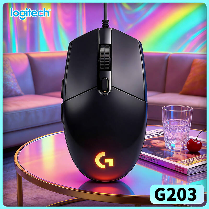 Logitech Mouse G203 - Logitech G203 LIGHTSYNC Oyun Mouse'u 8000