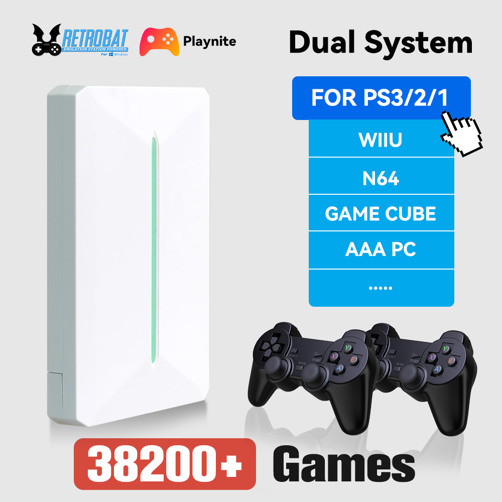 Pc Gaming Aaa - Retrobat&Playnite Retro Oyun HDD 38200+AAA PC