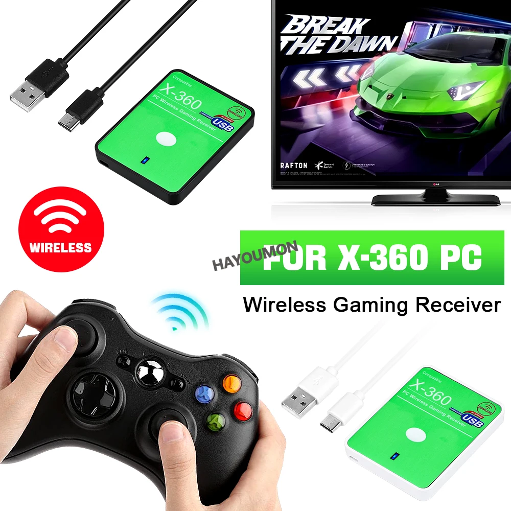 Pc Gaming Xbox Controller - XBOX 360 PC Adaptörü için Yeni