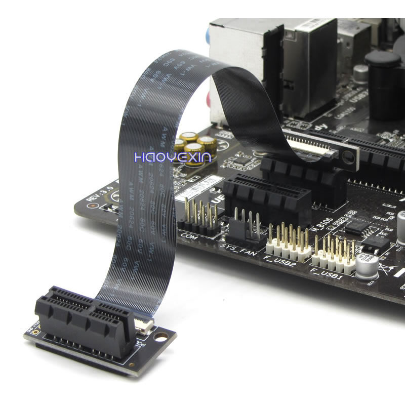 Pcie Riser Cable - Pci-e 1X FPC Express yükseltici uzatma