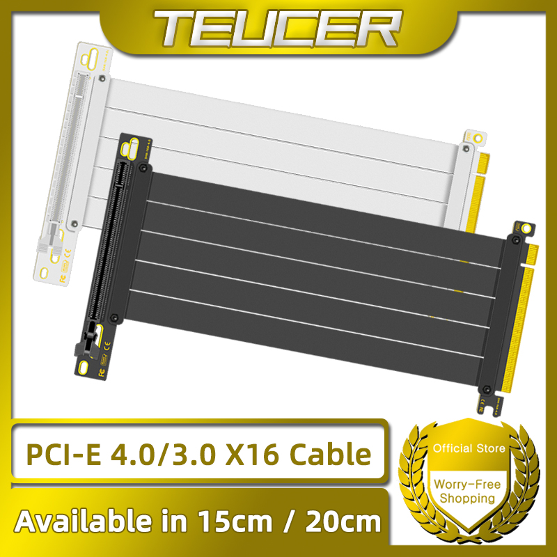 Pcie Riser Cable - TEUCER PCI-E 4.0 X16 Yükseltici Kablo