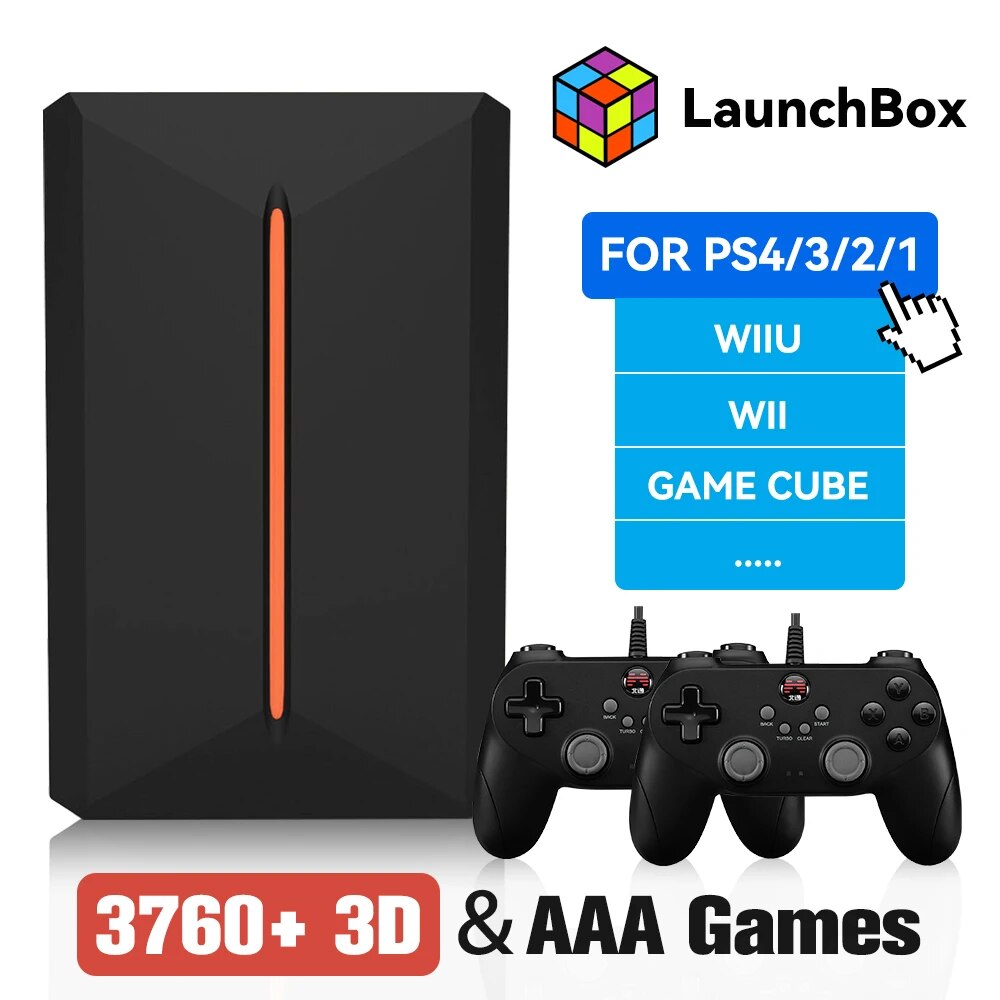 Pc Gaming Aaa - PS4/PS3/PS2/Switch/WII/WIIU/N64/DC vb için 3760 + 3D/AAA