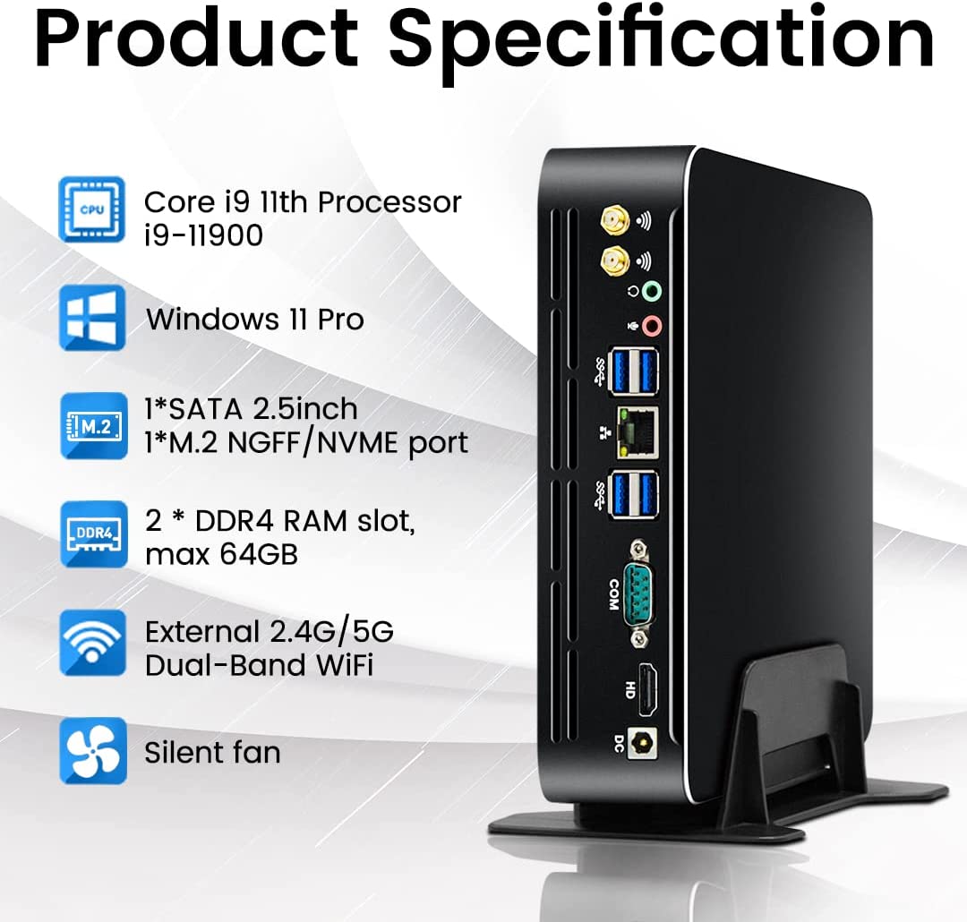 Pc Gaming Intel Core I7 - Partaker 11. Nesil Intel Mini PC