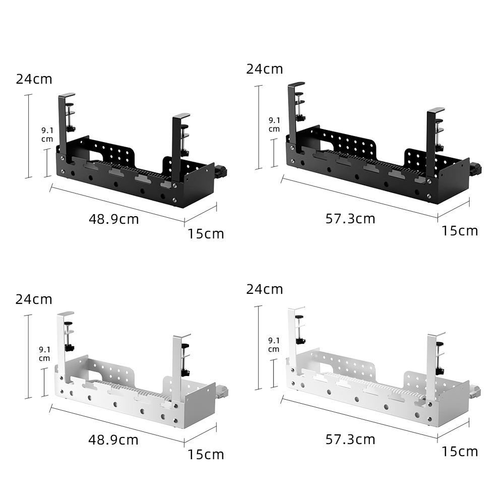 Desk Cable Organizer - Delme Gerektirmeyen Masa Altı Kablo Düzenleyici,
