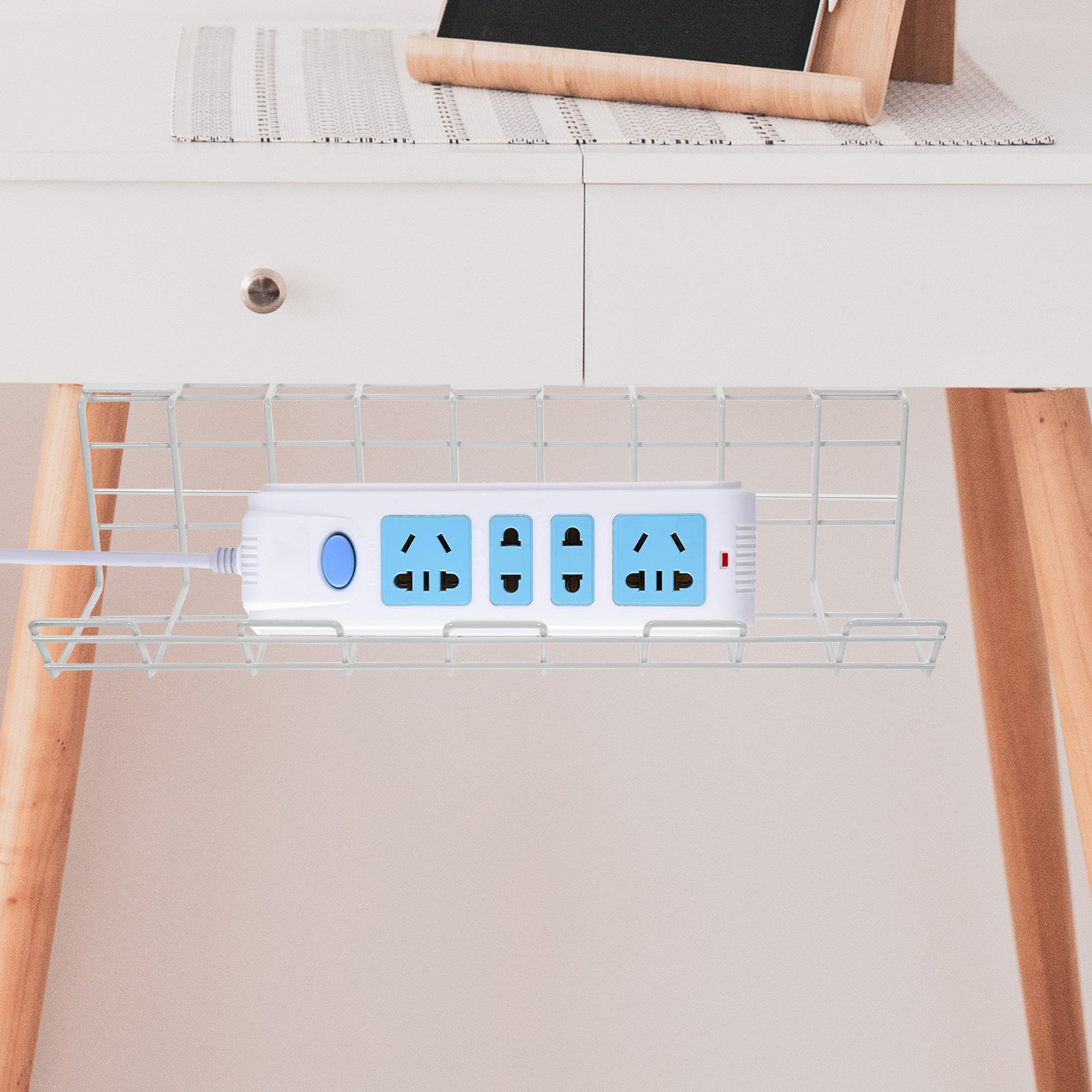 Desk Cable Organizer - 2 adet masa altı kablo düzenleyici