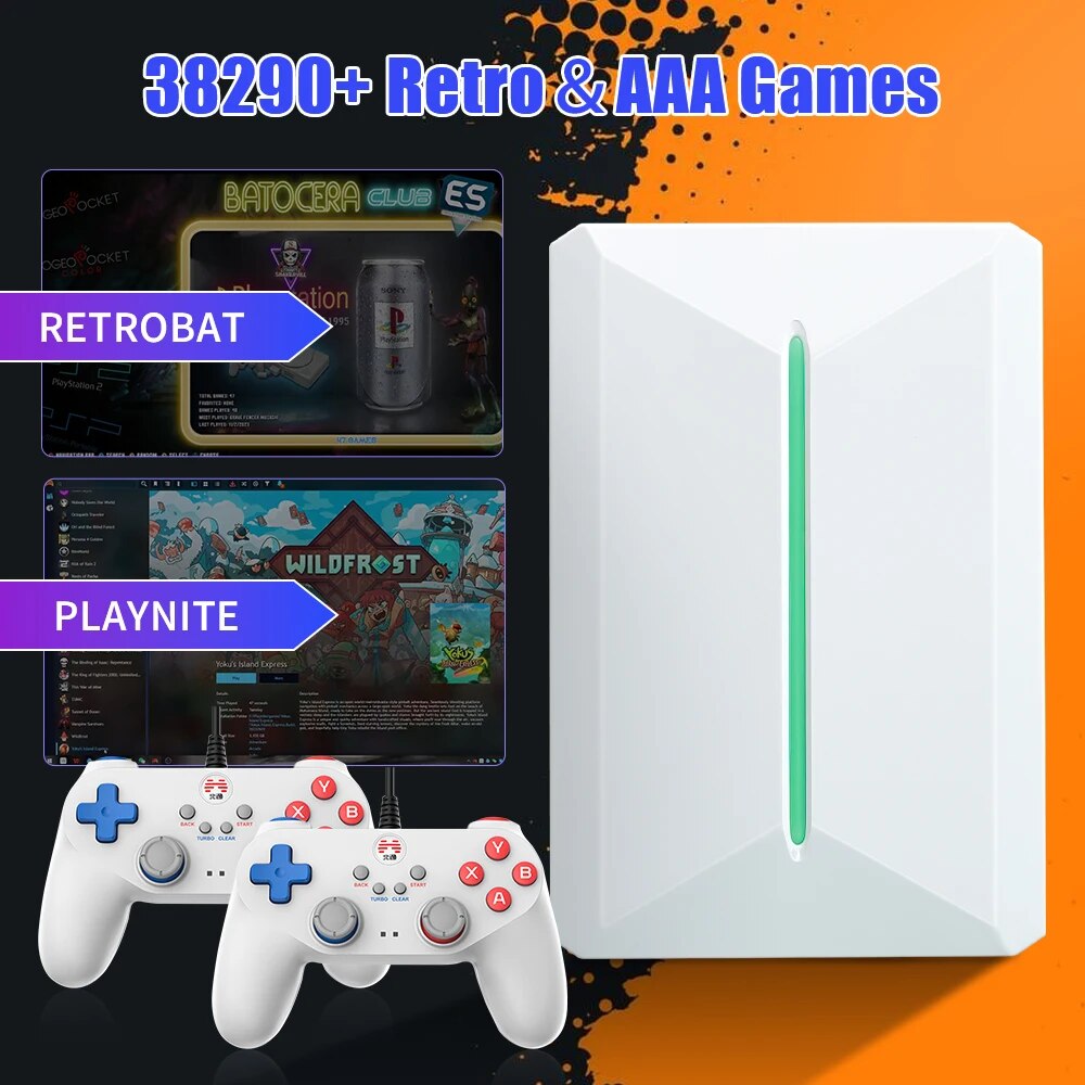 Pc Gaming Aaa - Retrobat & Playnite oyun HDD Retro