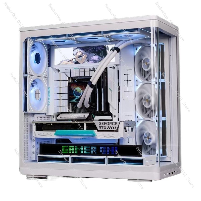Pc Gaming Aquarium - Kavisli Temperli Cam Akvaryum PC Kasası