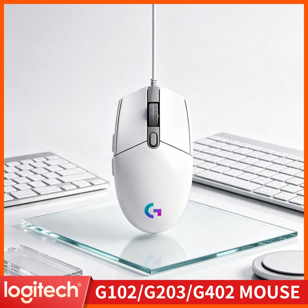 Logitech Mouse G203 - Logitech G203 Kablolu Oyun Mouse'u Altı