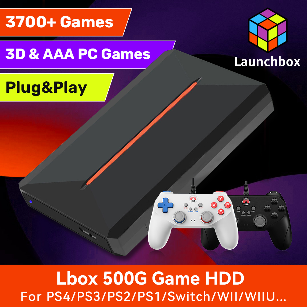 Pc Gaming Aaa - Launchbox 500G Oyun Sabit Disk Emülatörü