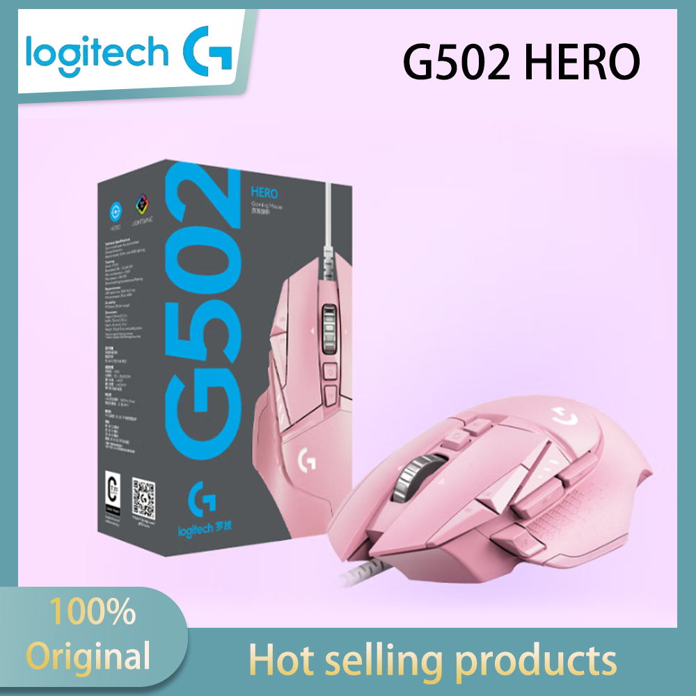 Logitech Mouse G502 - Logitech G502 HERO Dominator Renkli Mor