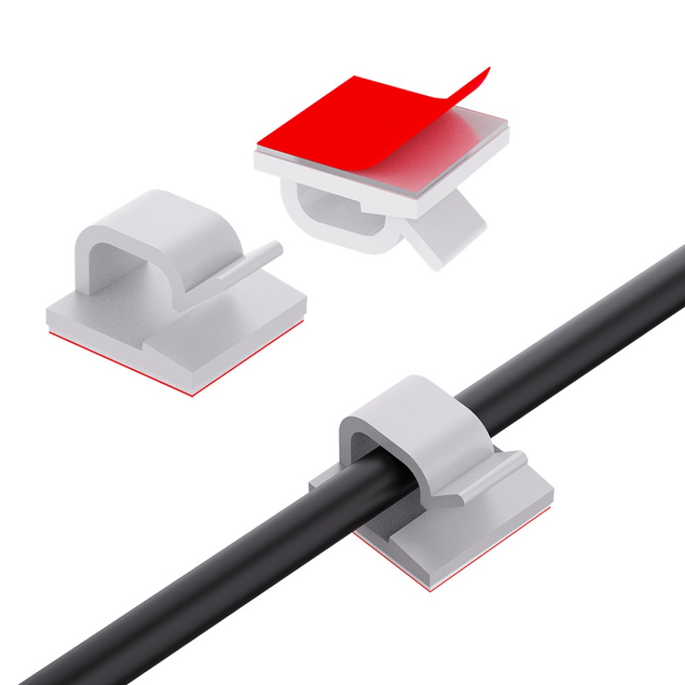 R Şekilli Şeffaf Plastik Kablo - Desk Cable Organizer incelemesi ve fiyatı