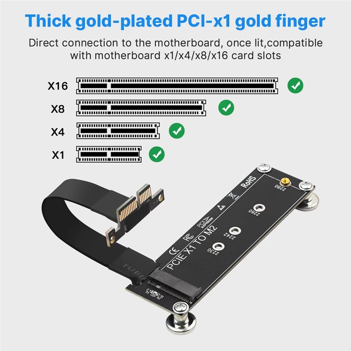 L77A PCI-E 3.0 X1 - M.2 NVMe S - Pcie Riser Cable incelemesi ve fiyatı