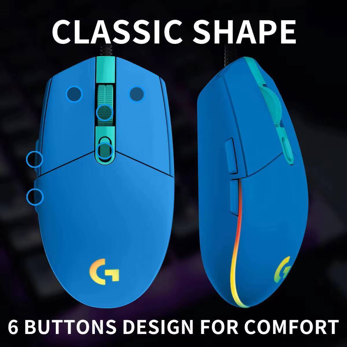 Logitech G203 LIGHTSYNC Oyun M - Logitech Mouse G203 incelemesi ve fiyatı