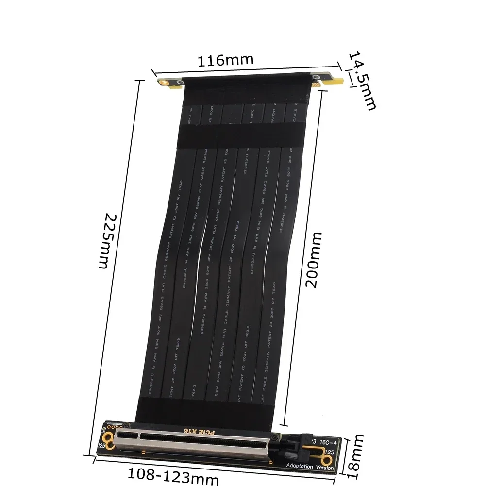 PCI Express X4 X8 X16 - X16 Ri - Pcie Riser Cable incelemesi ve fiyatı