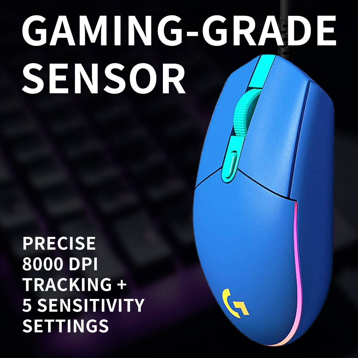 Logitech G203 Kablolu Oyun Mou - Logitech Mouse G203 incelemesi ve fiyatı