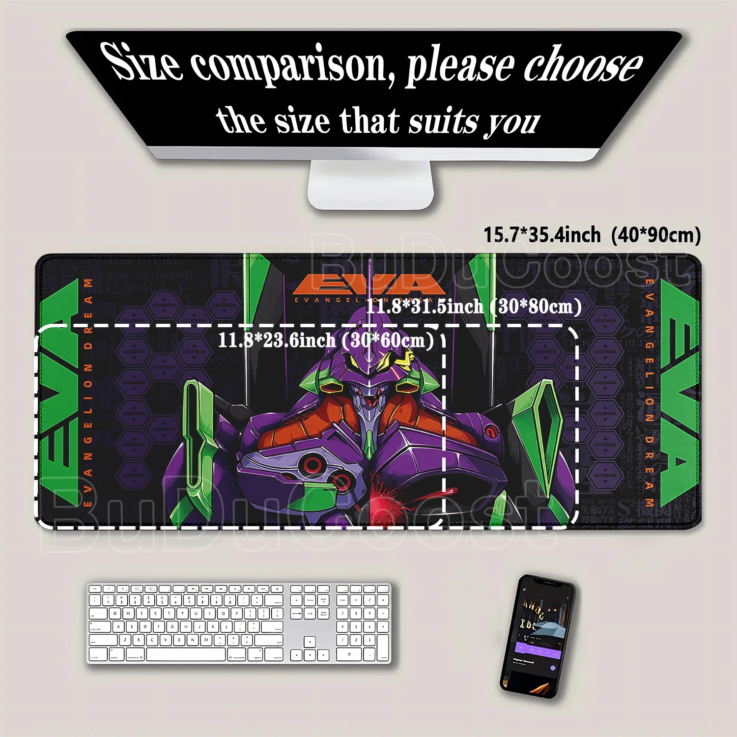 Mouse Pad Evangelione EVA 01 B - Pc Gaming Evangelion incelemesi ve fiyatı
