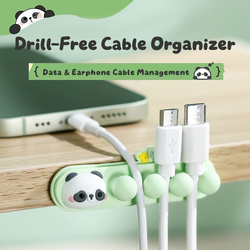 Karikatür Panda Kablo Tutucu:  - Desk Cable Organizer incelemesi ve fiyatı