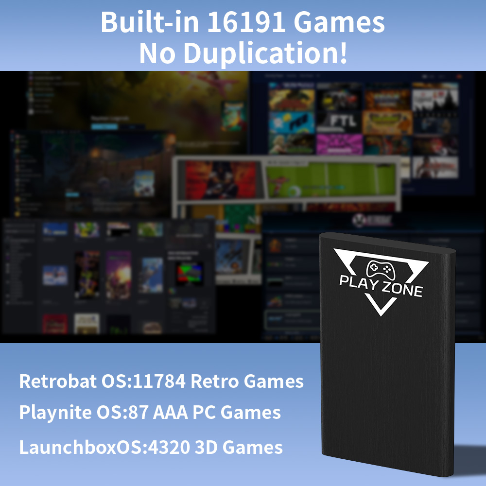 Play Zone 1TB Taşınabilir Oyun - Pc Gaming Aaa incelemesi ve fiyatı