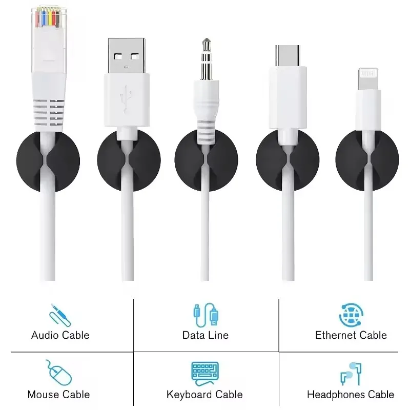 5/50 adet masaüstü duvar kablo - Desk Cable Organizer incelemesi ve fiyatı