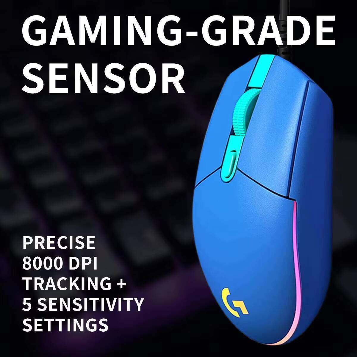 Logitech G203 LIGHTSYNC Kablol - Logitech Mouse G203 incelemesi ve fiyatı
